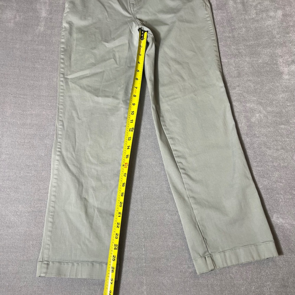 Lucky Brand Womens Sage Green Chino Pants Straight Leg Size 8 29 Stretch Cotton - Picture 3 of 9
